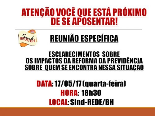 REUNIÃO PRÓXIMOS PRESTER SE APOSENTAR 12-05-17