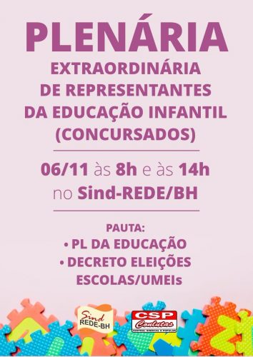 PLENÁRIA EXTRAORDINÁRIA EI - 06-11-2017