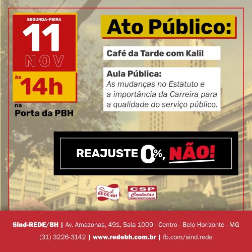 ATO PÚBLICO EDUCAÇÃO CONCURSADOS 11-11-2019